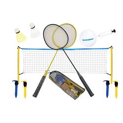 Foto van Badminton set met volleybal inclusief shuttles - met net 310 x 168 cm