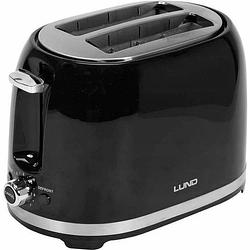 Foto van Lund professional broodrooster - toaster voor 2 sneetjes 850w zwart