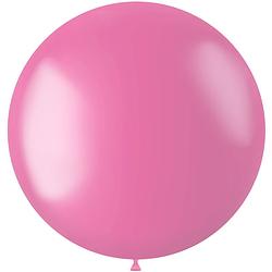 Foto van Folat ballon metallic 78 cm latex roze