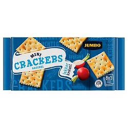 Foto van Jumbo mini crackers naturel 8 x 5 stuks 250g
