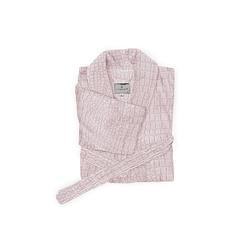 Foto van Linnick flanel fleece badjas croco - licht roze - s