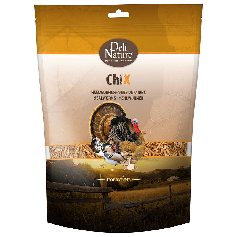 Foto van Chix meelwormen 500 g