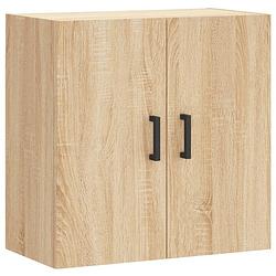 Foto van The living store wandkast sonoma eiken - 60 x 31 x 60 cm - duurzaam bewerkt hout