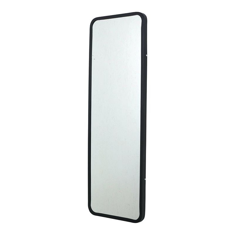 Foto van Loft42 mirror passpiegel rechthoek zwart - metaal -120x40