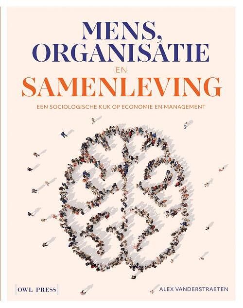 Foto van Mens, organisatie en samenleving - alex vanderstraeten - paperback (9789463933858)