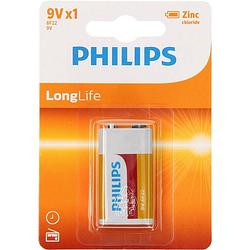 Foto van 9v longlife batterij philips