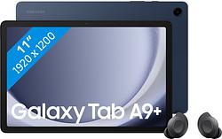 Foto van Samsung galaxy tab a9 plus 11 inch 128gb wifi blauw + buds fe zwart