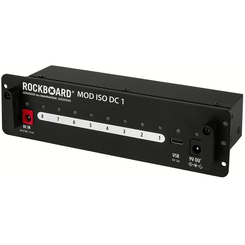 Foto van Rockboard power mod iso dc 1 multivoeding voor effectpedalen