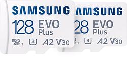 Foto van Samsung evo plus microsdxc 128gb - duo pack