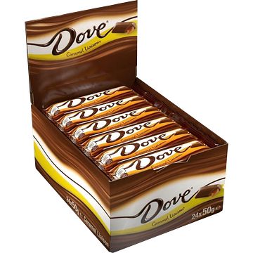 Foto van Dove caramel doos 24 stuks x 50gr bij jumbo