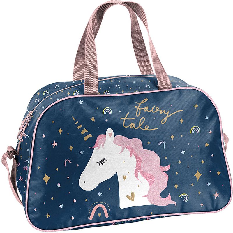 Foto van Unicorn schoudertas, fairy tale - 40 x 25 x 16 cm - polyester