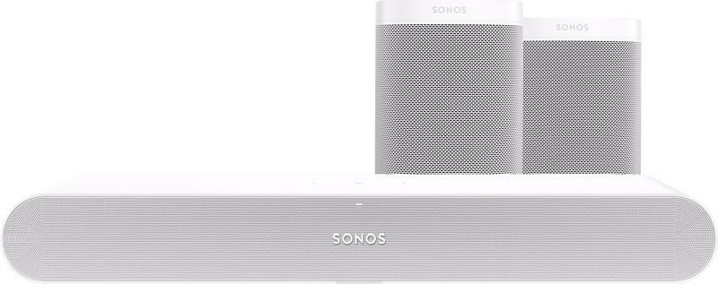 Foto van Sonos ray wit + one (2x)