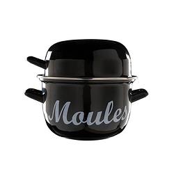 Foto van Cosy & trendy moules mosselpan zwart - ø 18 cm / 2.8 liter