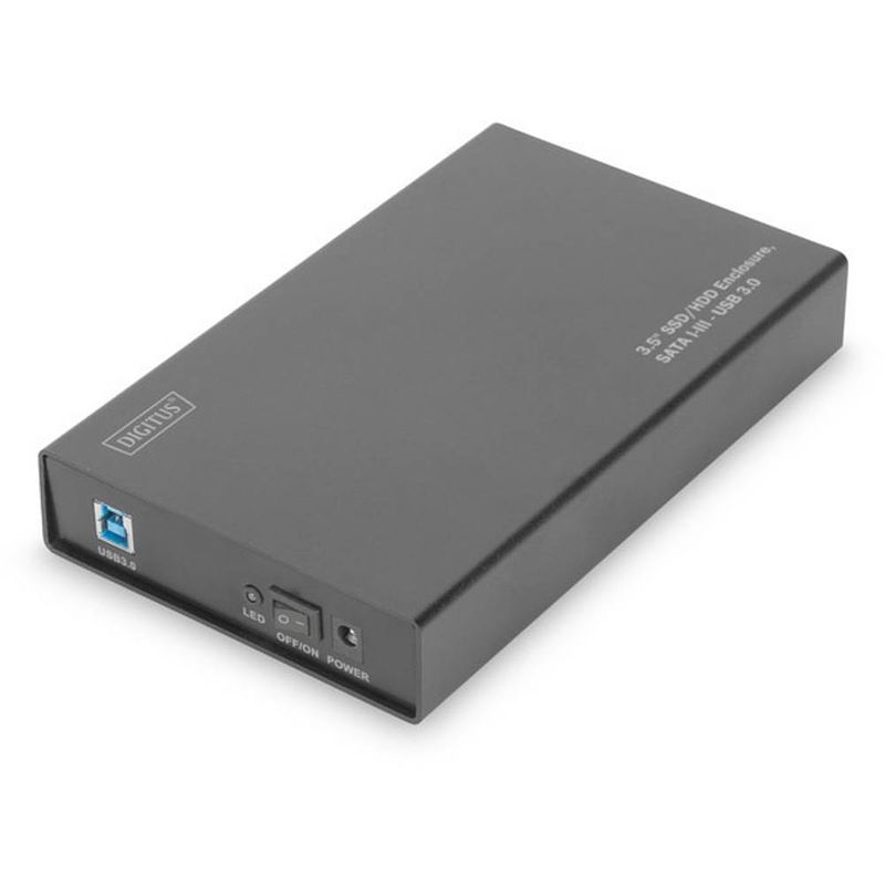 Foto van Digitus da-71106 3.5 harde schijf behuizing 3.5 inch, 2.5 inch usb 3.2 gen 1 (usb 3.0)