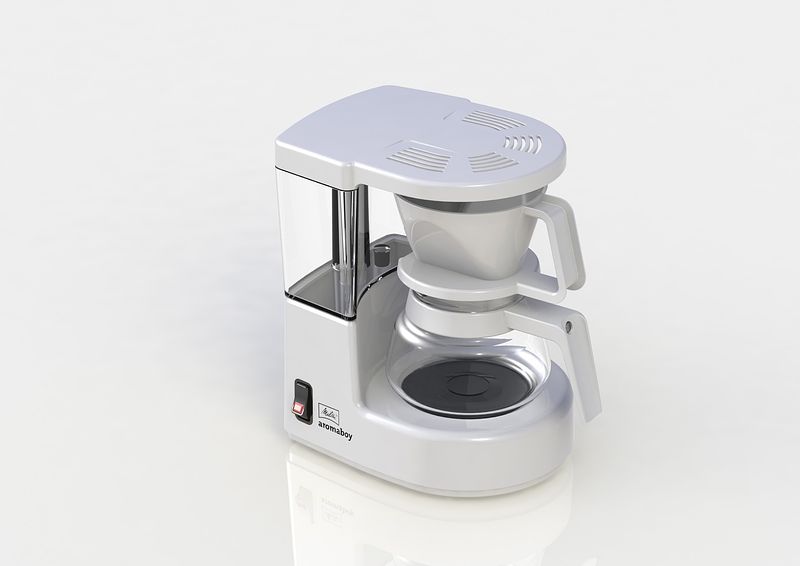 Foto van Melitta aromaboyiiwit koffiefilter apparaat wit