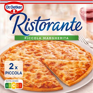 Foto van Dr. oetker ristorante pizza piccola margherita 2pack 270g bij jumbo