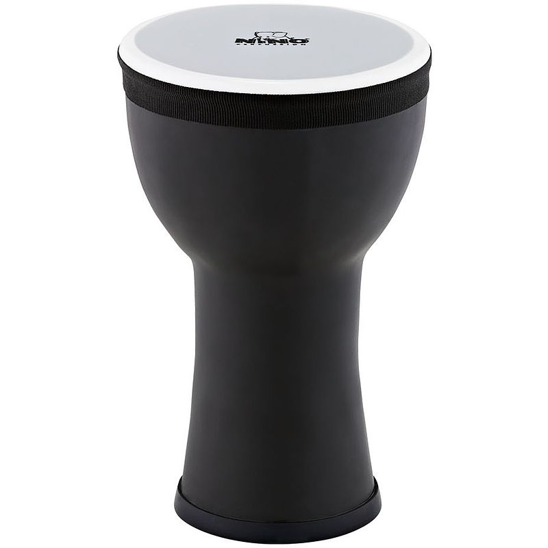 Foto van Nino percussion nino-emdj elements mini djembe 6 inch zwart