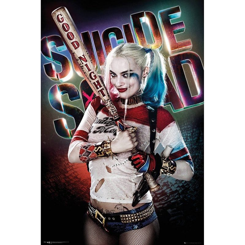 Foto van Gbeye suicide squad harley quinn good night poster 61x91,5cm