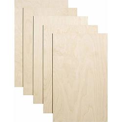 Foto van Betula berken multiplex - 3 mm - 30 x 40 cm - 10 stuks