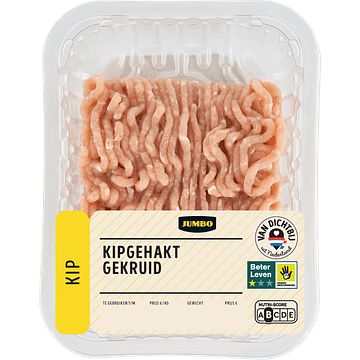 Foto van Jumbo scharrelkip gekruid kipgehakt 300g