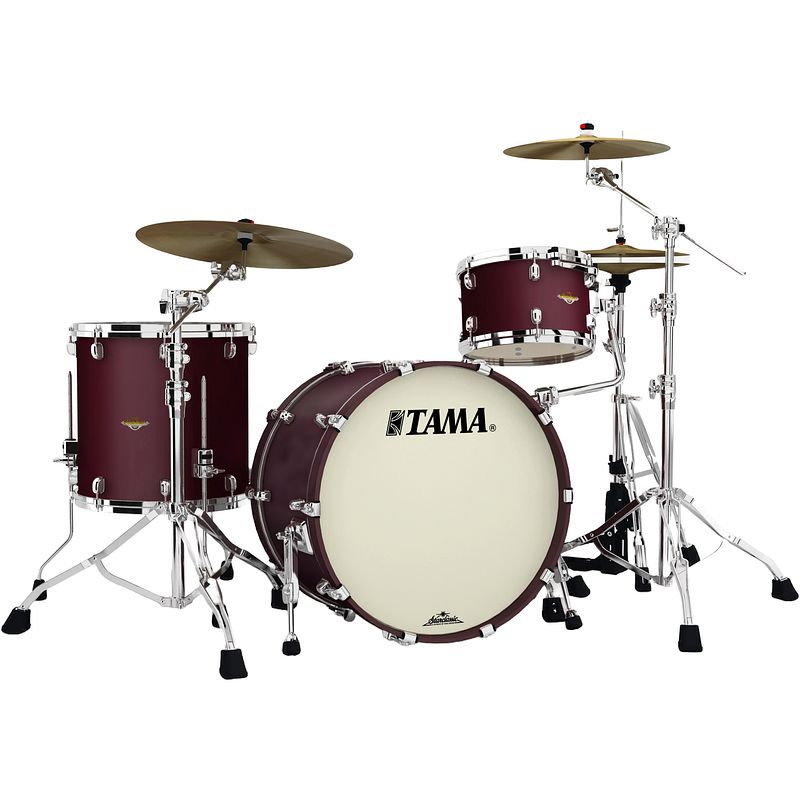 Foto van Tama ma32czs-fbm starclassic maple flat burgundy metallic 3d. shellset