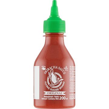 Foto van Flying goose brand sriracha super hot chilli sauce 200ml bij jumbo