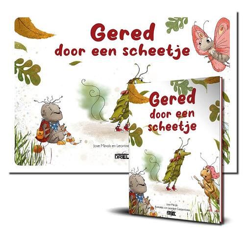 Foto van Gered door een scheetje kamishibai vertelplaten + boek - jose mijnals - paperback (9789493200753)