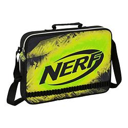 Foto van Schooltas nerf neon zwart limoen (38 x 28 x 6 cm)