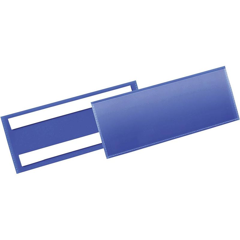 Foto van Durable 179407 etikettentas, zelfklevend donkerblauw (b x h) 223 mm x 81.5 mm