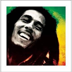 Foto van Pyramid bob marley paint kunstdruk 40x40cm