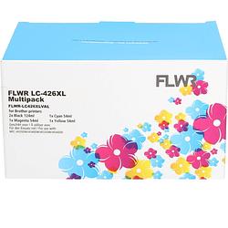 Foto van Flwr brother lc-426xl multipack zwart en kleur cartridge