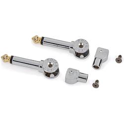 Foto van Rockboard patchworks solderless plugs 6.3 mm jack-connectoren chrome (set van 2)