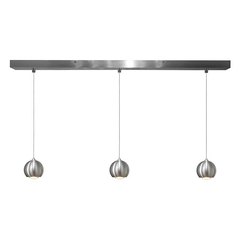 Foto van Lamponline hanglamp denver 3 lichts ø 10 cm l 100 cm mat chroom