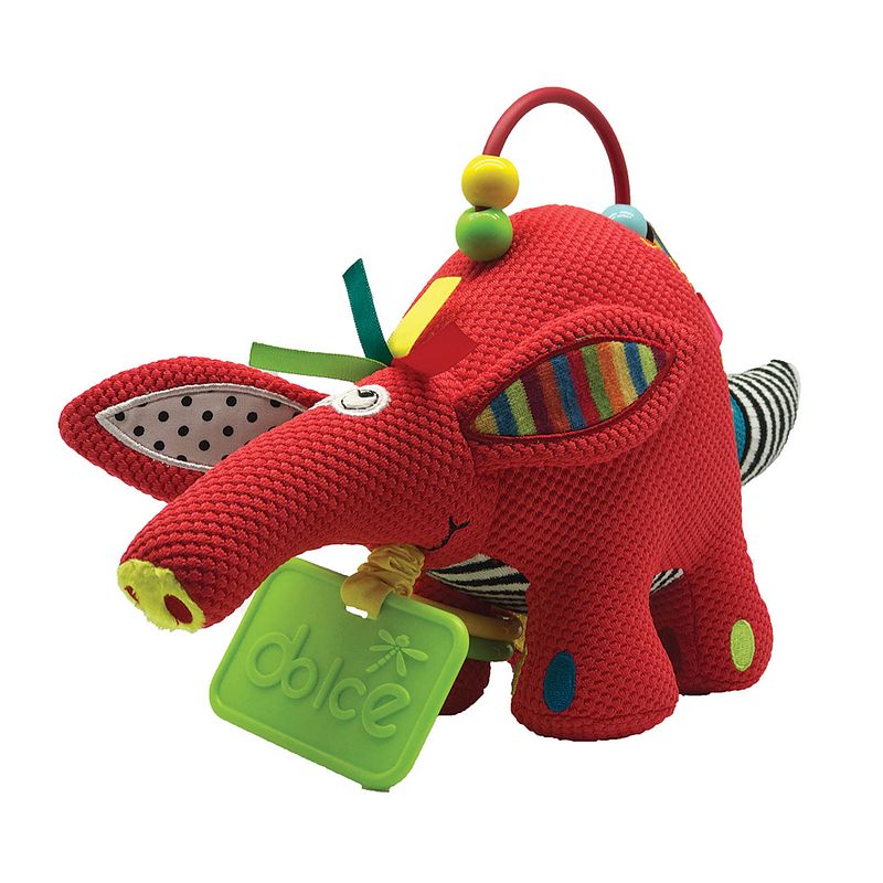 Foto van Dolce activiteitsknuffel - one size - baby aardvark