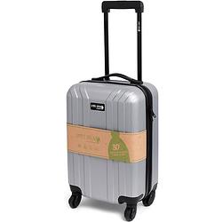 Foto van Norlander duurzame handbagage koffer - reiskoffer - simply green - duurzaam rpet - grijs
