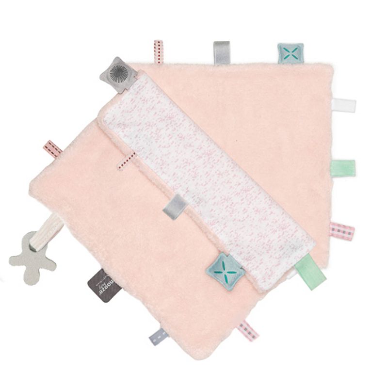 Foto van Snoozebaby knuffeldoekje sweet dreaming orchid blush - 25x25 cm