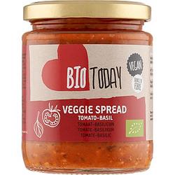 Foto van Biotoday veggie spread tomaatbasilicum 235g bij jumbo