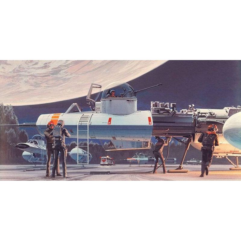 Foto van Komar star wars classic rmq yavin hangar vlies fotobehang 500x250cm 10-banen