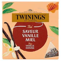 Foto van Twinings of london thee vanille honing 20 stuks bij jumbo