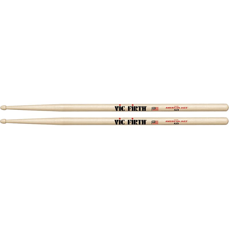 Foto van Vic firth american jazz aj3 drumstokken