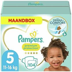 Foto van Pampers - premium protection - maat 5 - megapack - 104 luiers - 11/16 kg