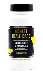 Foto van Highest healthcare cranberry d-mannose tabletten