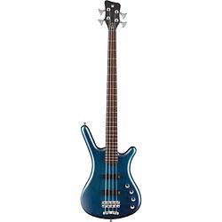 Foto van Warwick rockbass corvette basic 4-string ocean blue transparent satin elektrische basgitaar met gigbag