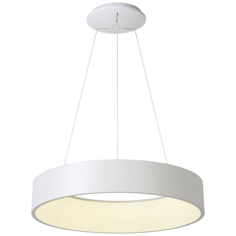 Foto van Deko light sculptoris 600 342185 hanglamp led led vast ingebouwd energielabel: e (a - g) 42 w verkeerswit (ral 9016)