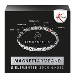 Foto van Lucovitaal yinmagnetic magneet armband zilver