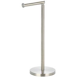 Foto van Msv wc/toiletrolhouder reservoir - rvs metaal - zilver - 54 cm - voor 4 rollen - toiletrolhouders