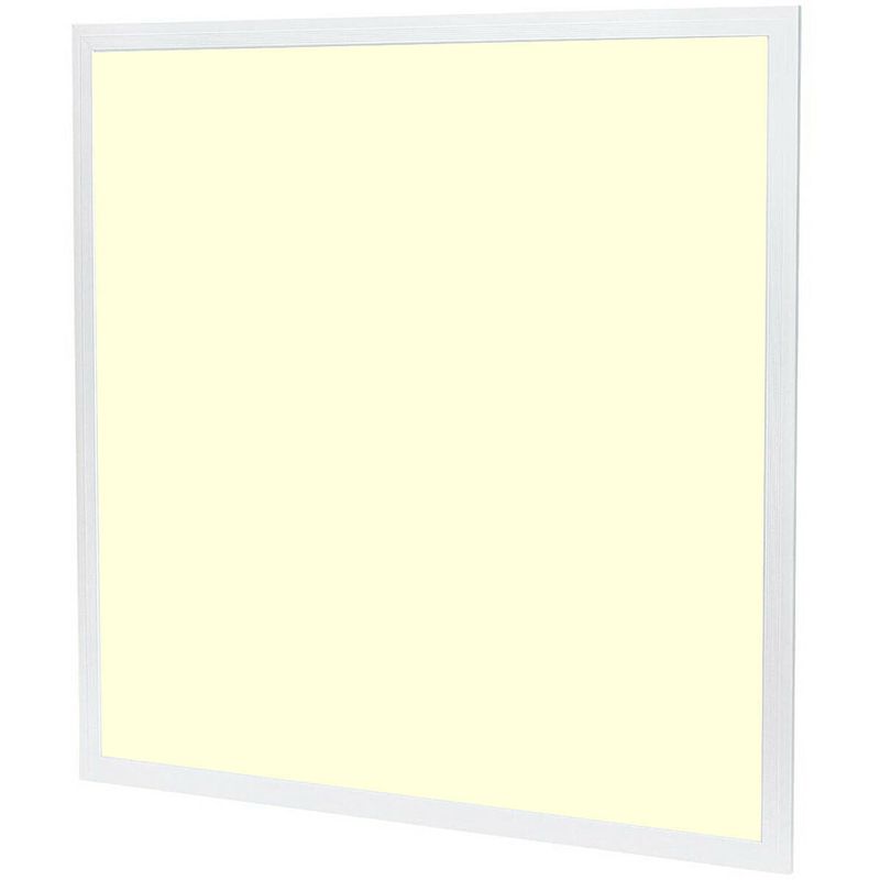 Foto van Led paneel - aigi limno slim - 60x60 - warm wit 3000k - 32w - smart led - slimme led - dimbaar - inbouw vierkant - mat