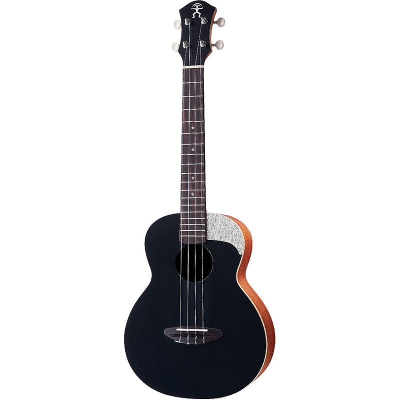 Foto van Anuenue ut10 color series tenor ukulele black beauty met gigbag