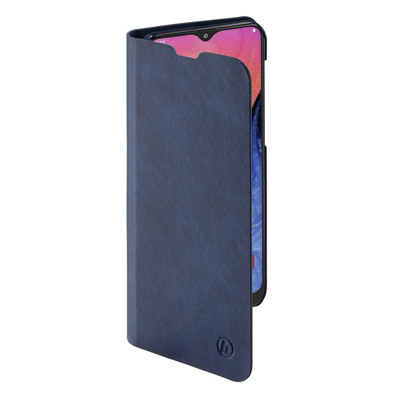 Foto van Hama booklet guard pro galaxy a10 telefoonhoesje blauw