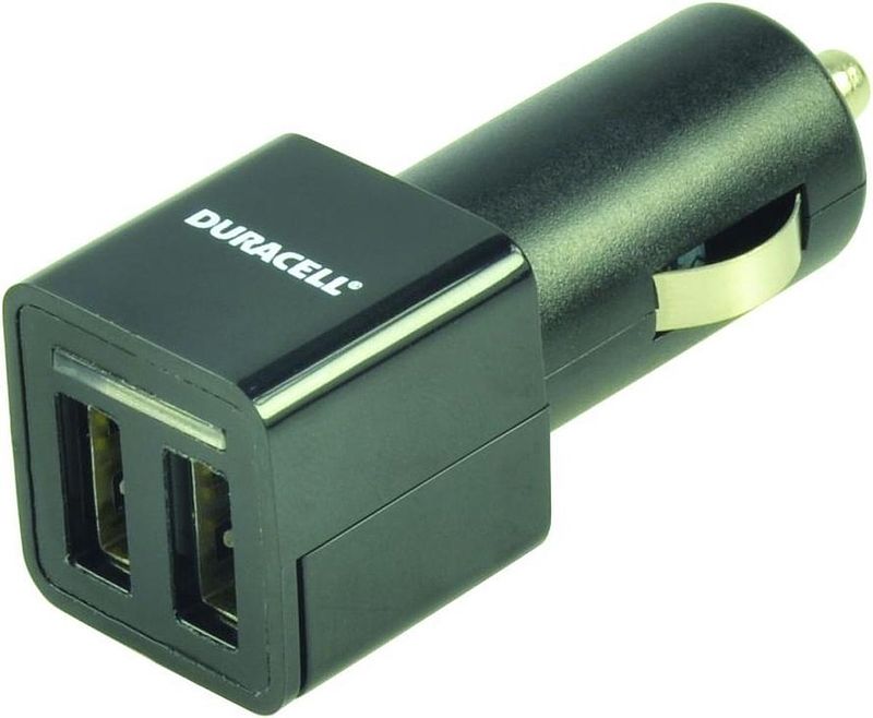 Foto van Duracell snelle dubbele usb autolader